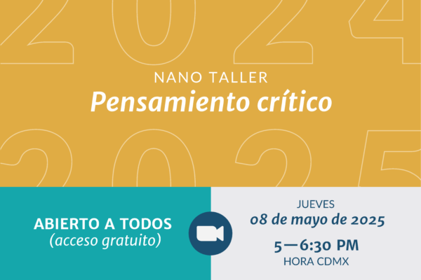 Nano taller: Pensamiento crítico