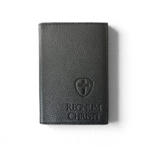Portapasaporte de piel con logo RC